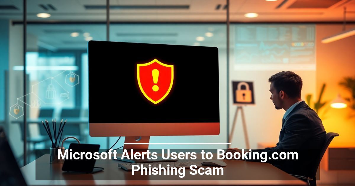 Microsoft Alerts Users to Booking.com Phishing Scam