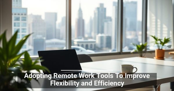 Adopting Remote Work Tools To Improve Flexibility and Efficiency