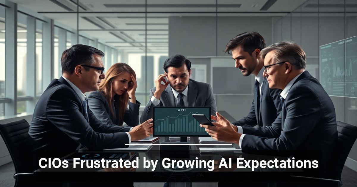 CIOs Frustrated by Growing AI Expectations