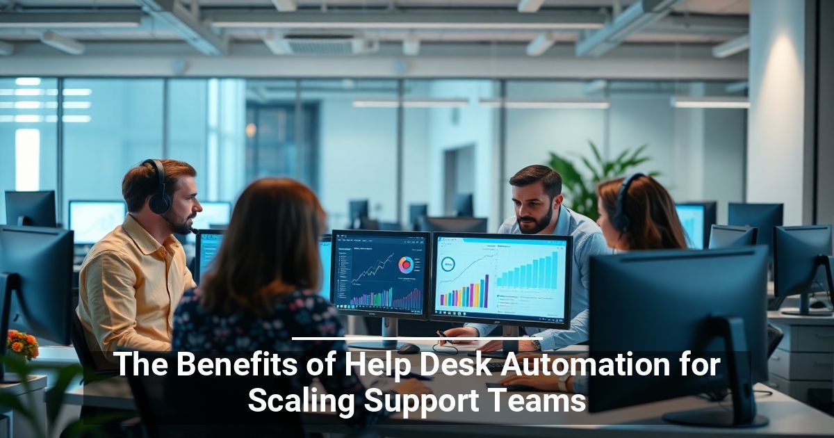 The Benefits of Help Desk Automation for Scaling Support Teams